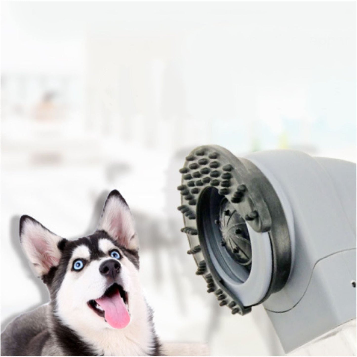 Wireless Pet Hair Vacuum Grooming Tool