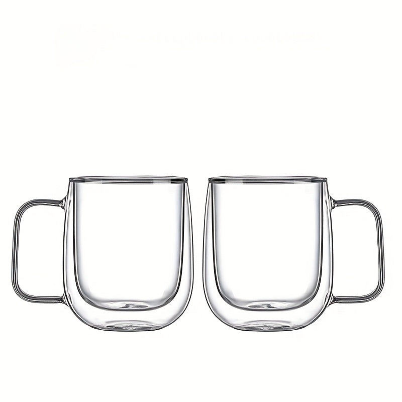 Insulated Double Wall Glass Coffee Mug - Halri