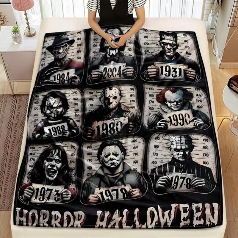 Cozy Humorous Halloween Throw Blanket