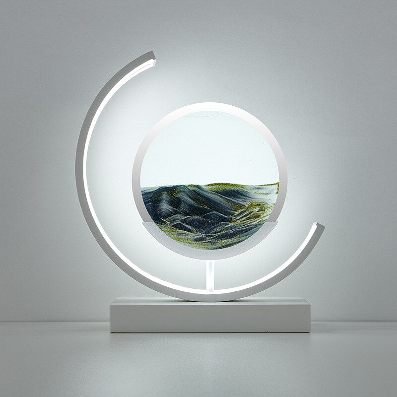 Stylish Coastal Glass Table Lamp