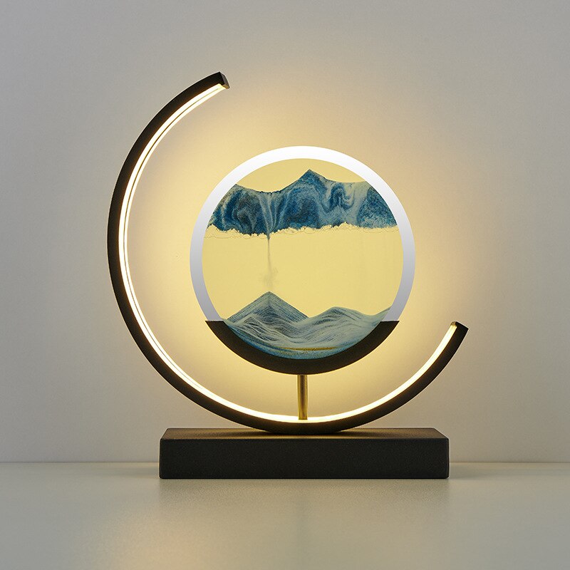 Stylish Coastal Glass Table Lamp