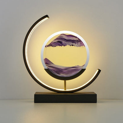 Stylish Coastal Glass Table Lamp