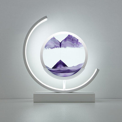 Stylish Coastal Glass Table Lamp