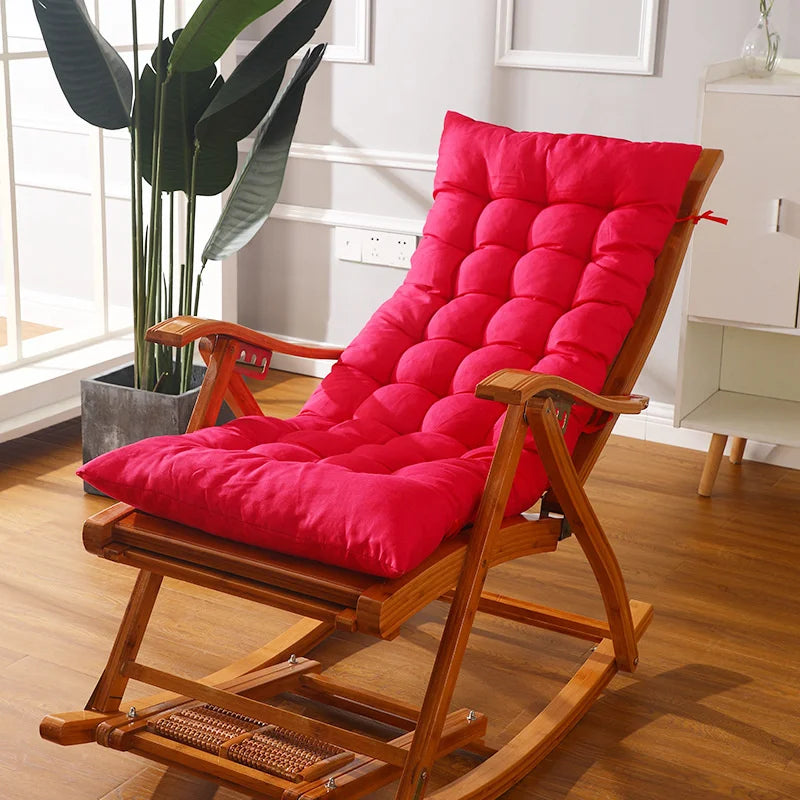 Plush Rocking Chair Cushion Extra Comfortable Seat Pad