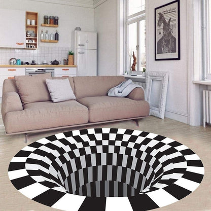 Colorful Swirl Optical Illusion Mat - Halri