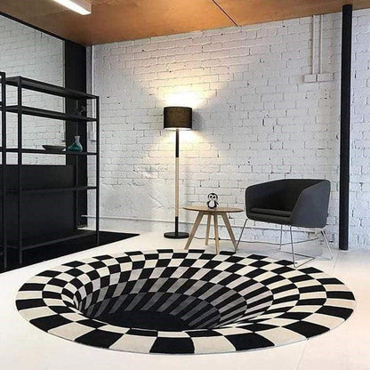 Colorful Swirl Optical Illusion Mat