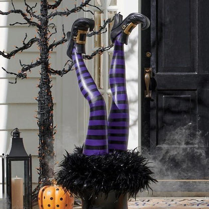 Spooky Witch Yard Stakes, 2 Pack Halloween Decor