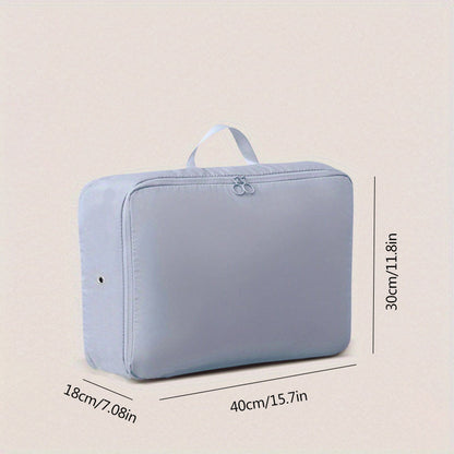 Spacious Double Zipper Pouch Organizer