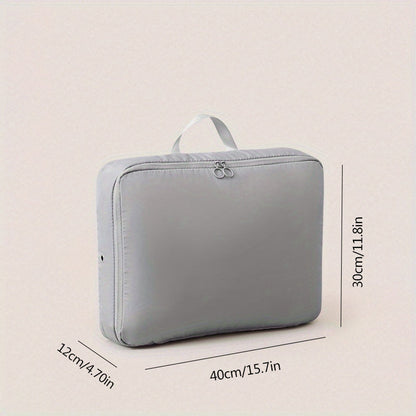 Spacious Double Zipper Pouch Organizer