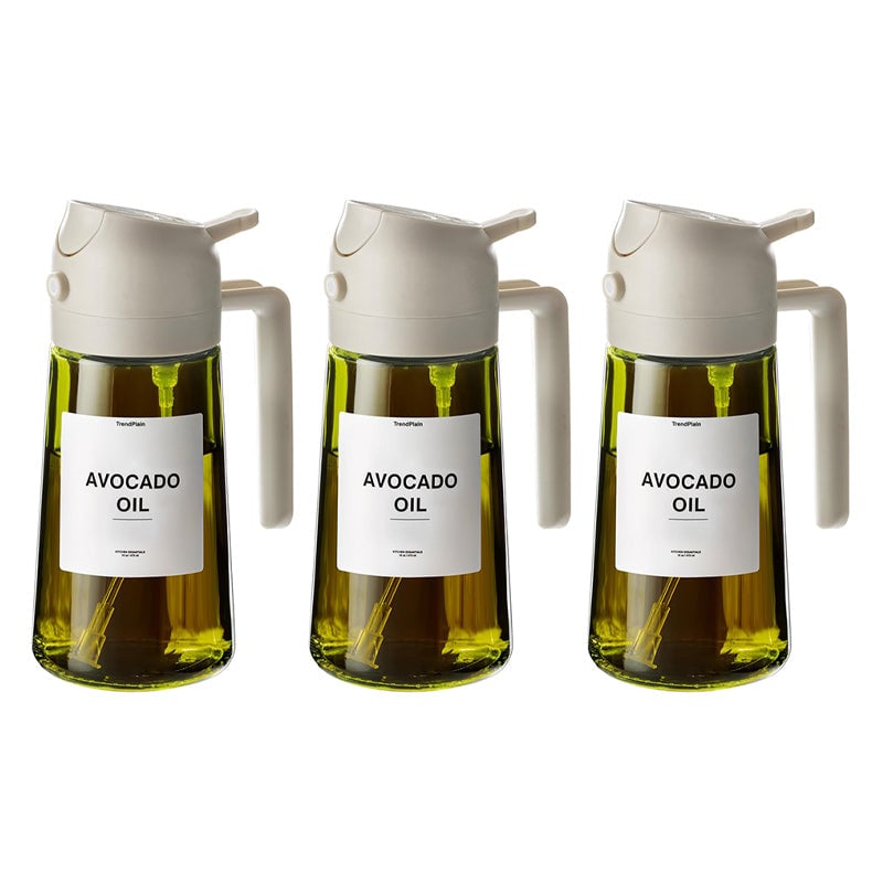 Premium Glass Oil Spray Bottle Dispenser
