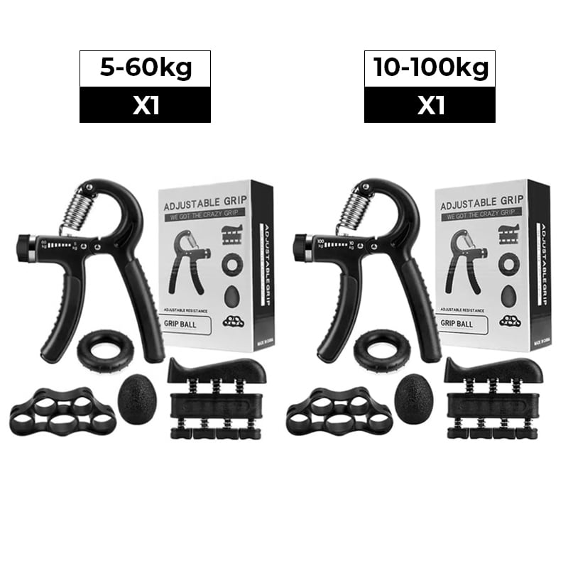 Compact Hand Grip Exerciser Set (5 Piece)
