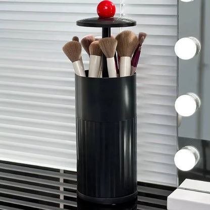 Portable Compact Rotating Makeup Brush Holder - Halri