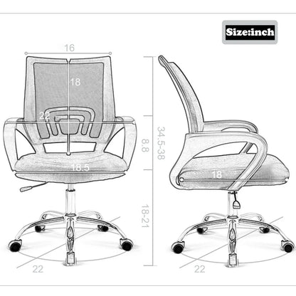 Comfortable Padded Mesh Computer Chair