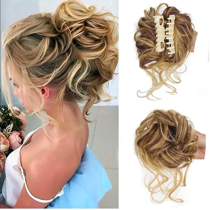 Halri | Easy Clip-in Bun for Curly Hair with Full Volume - Halri