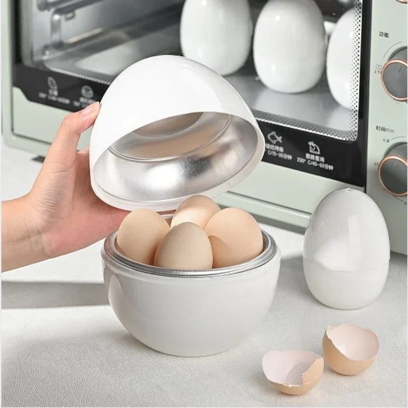 Easy Egg Microwave Cooker - Fast Boiled Egg Maker - Halri