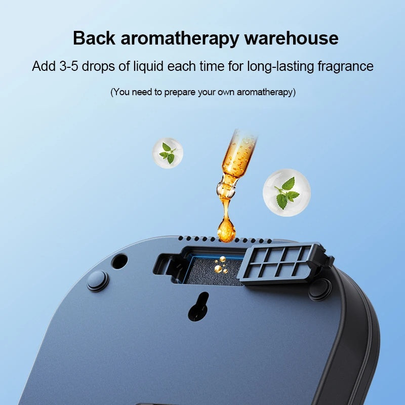 4-in-1 Air Purifier with Carbon and UV Filters for Home and Office, Aromatherapy Negative Ion
