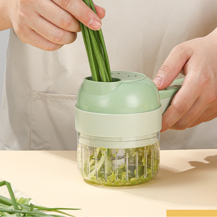Easy Veg Chopper with Sharp Steel Blades - Halri