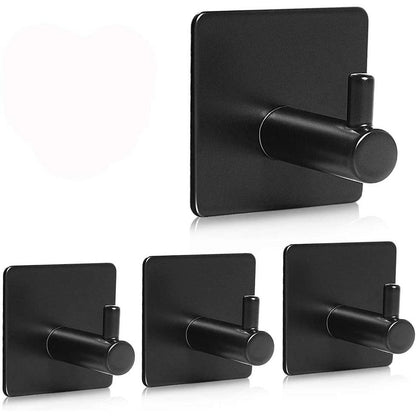 Strong 4-Pack Stainless Steel Heavy Duty Wall Hooks - Halri
