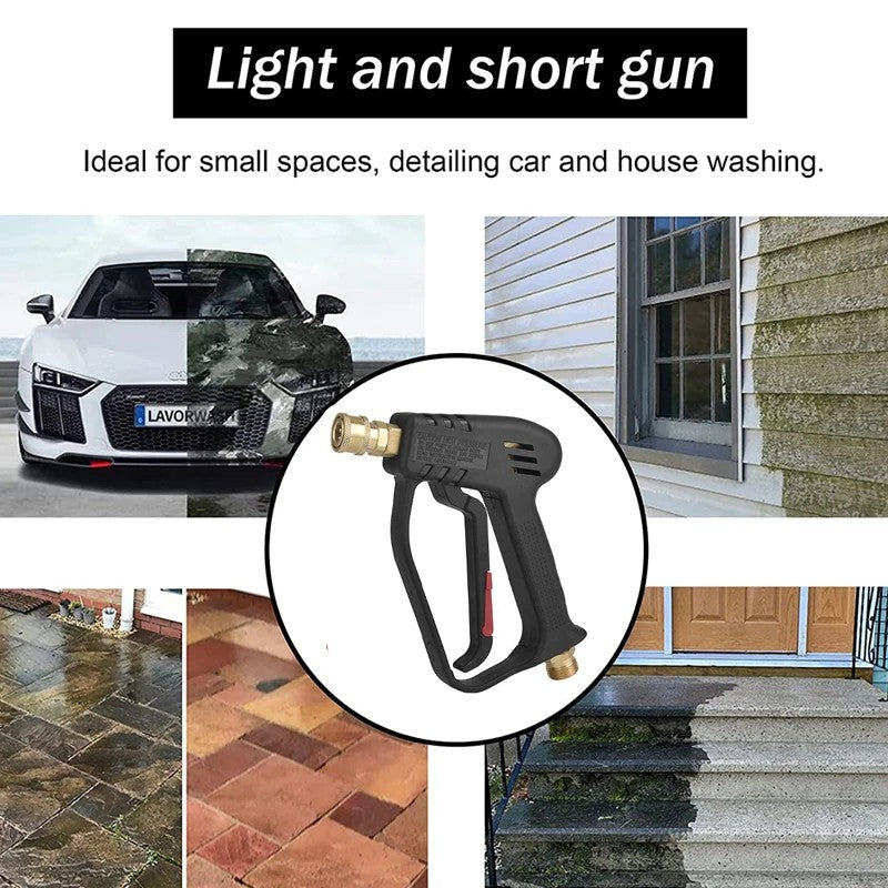 4000 PSI High-Pressure Washer Gun – Heavy-Duty Power Washer Spray Gun for Car, Patio & Driveway Cleaning