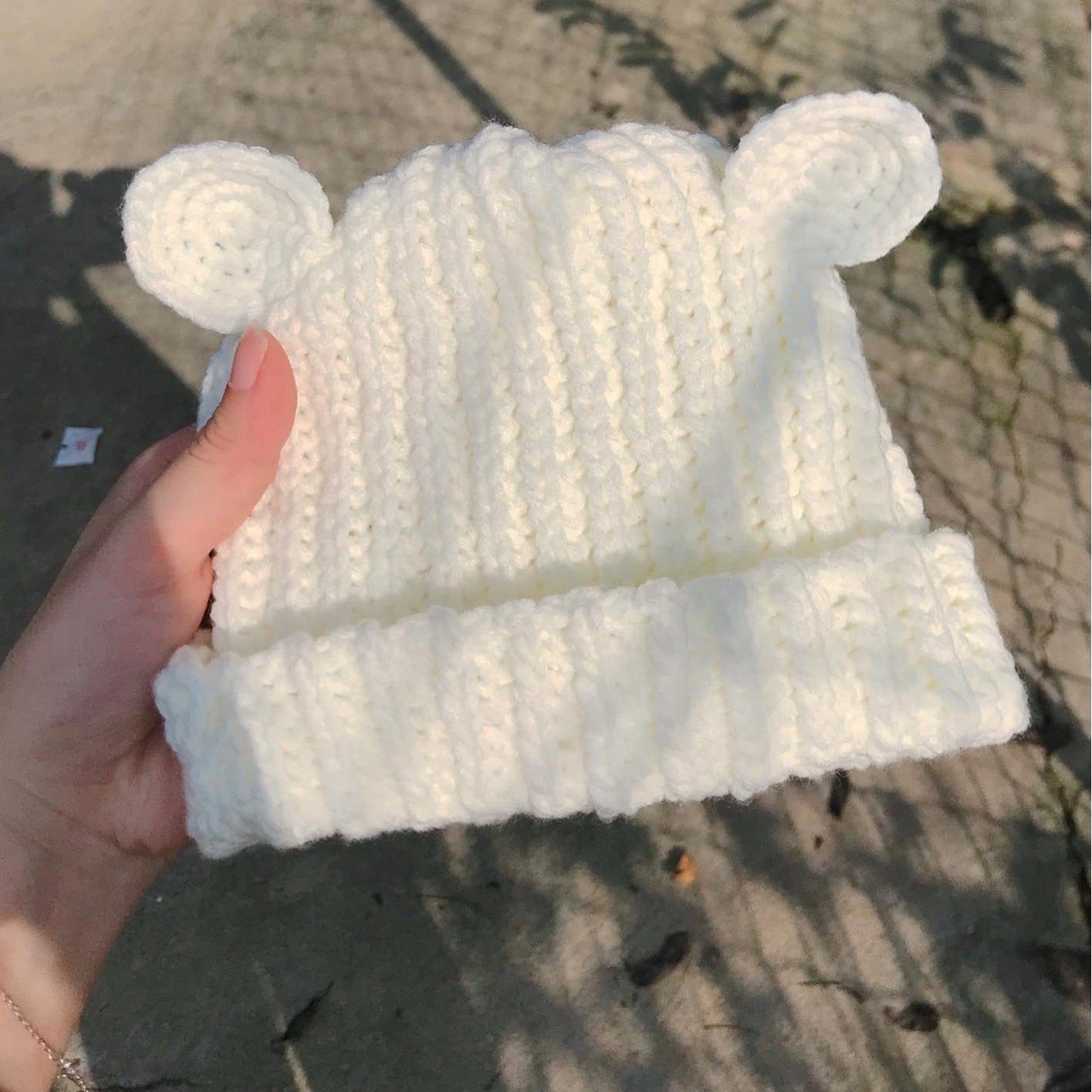 Warm Beige Knit Hat - Halri