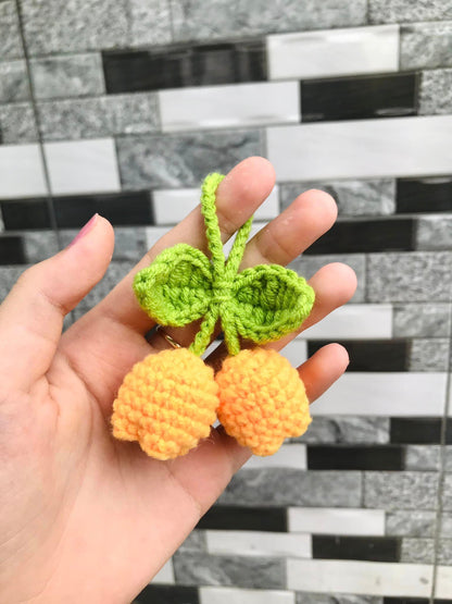 Small Floral Wool Keyring Accessory - Halri