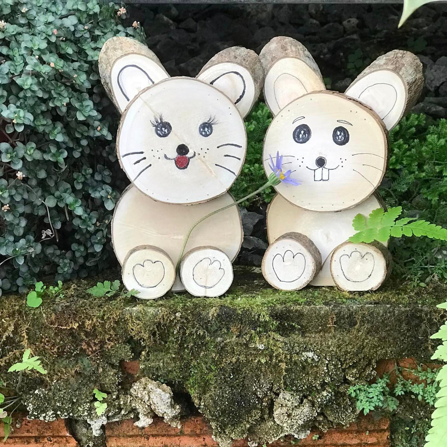 Cute Animal Wooden Figurines - Halri