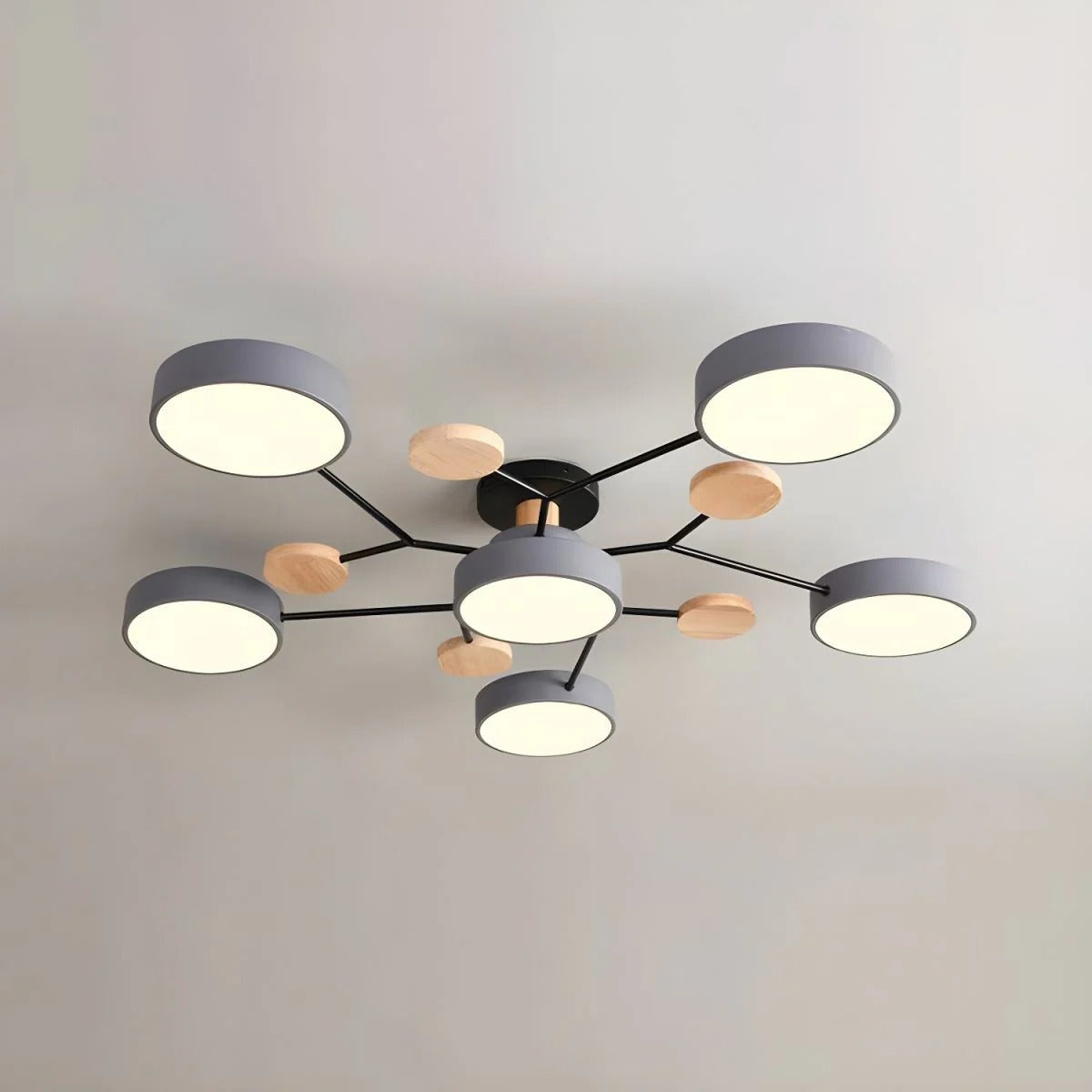 Stylish LED Ceiling Light Fixtures Bright White