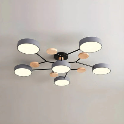 Stylish LED Ceiling Light Fixtures Bright White