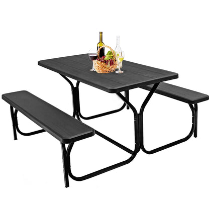 Outdoor Patio Dining Bench Set