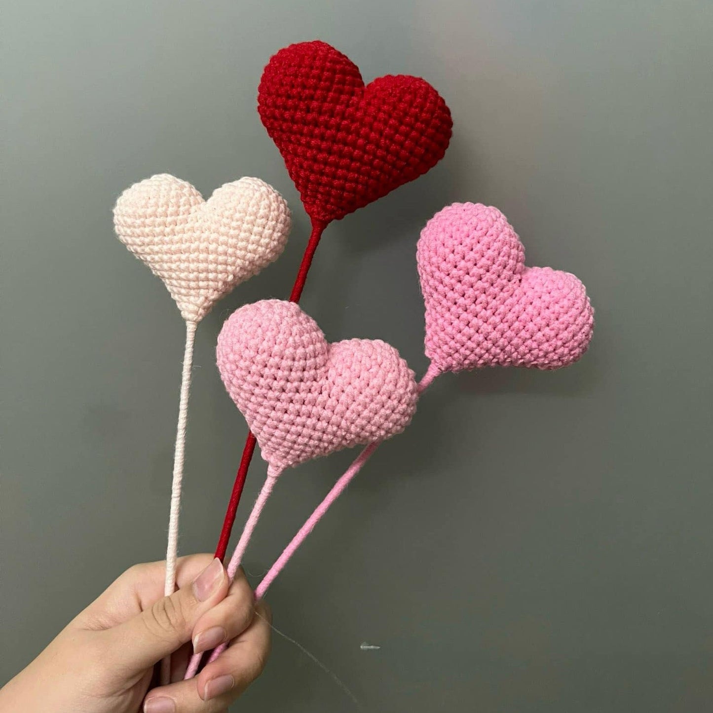 Heart Made Of Crochet Wool