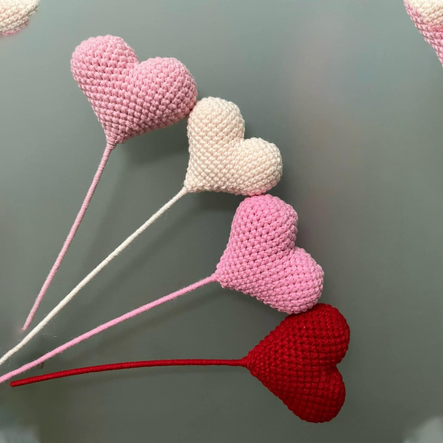 Heart Made Of Crochet Wool