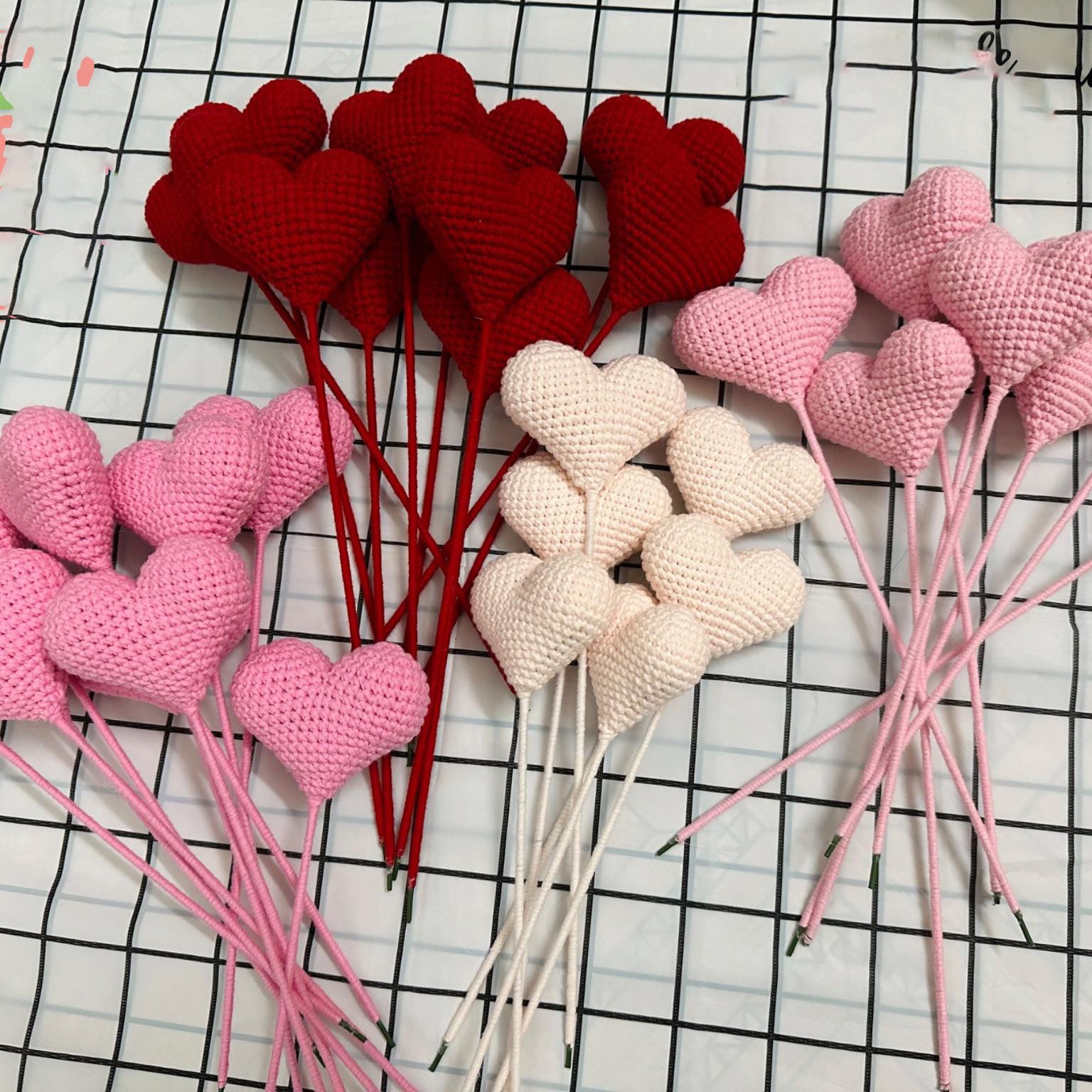 Heart Made Of Crochet Wool