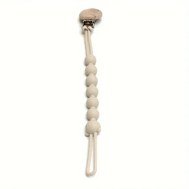 Soft Bear Baby Pacifier Clip Chain