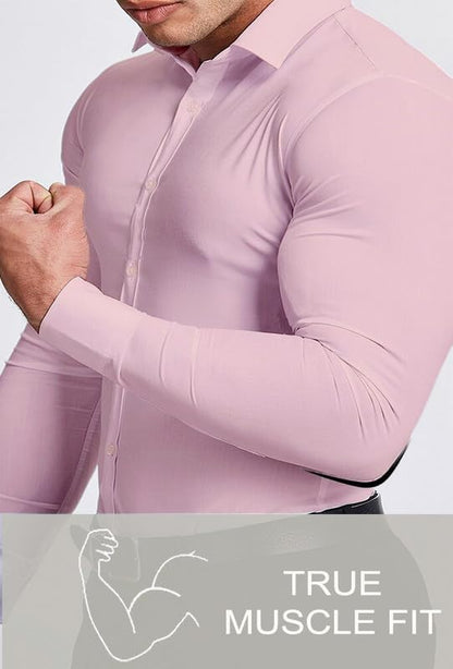 Comfortable Fit Mens Stretch Dress Shirt