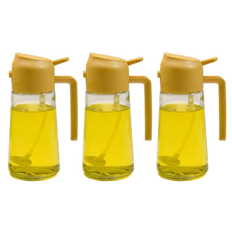 Premium Glass Oil Spray Bottle Dispenser