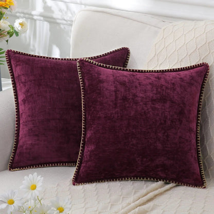 Plush Fleece Velvet Pillow Cover