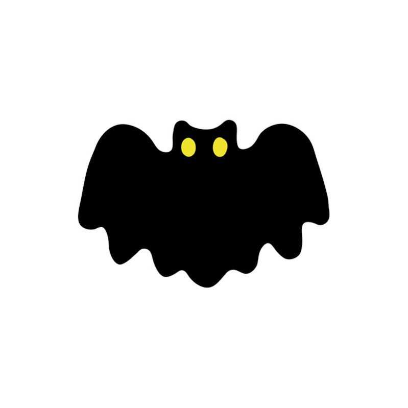 Spooky Black Halloween Door Mat