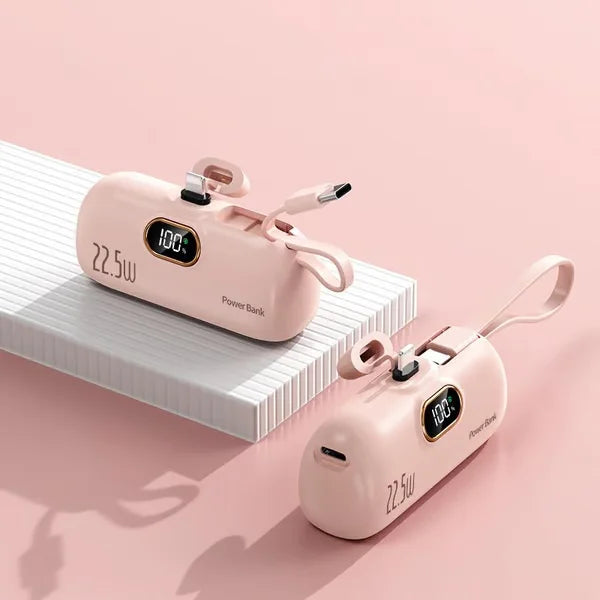 Portable Compact High Capacity Power Bank Charger
