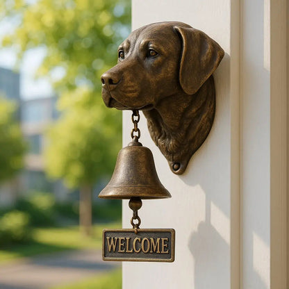 Stylish German Shepherd Door Bell Bronze Finish