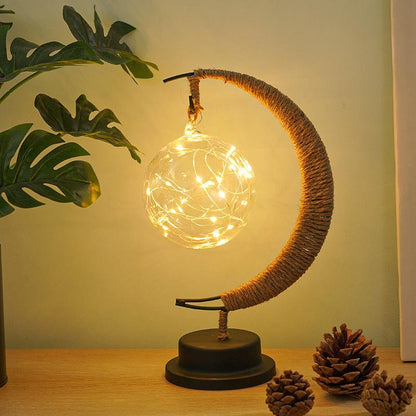 Glowing 3D Moon Night Light