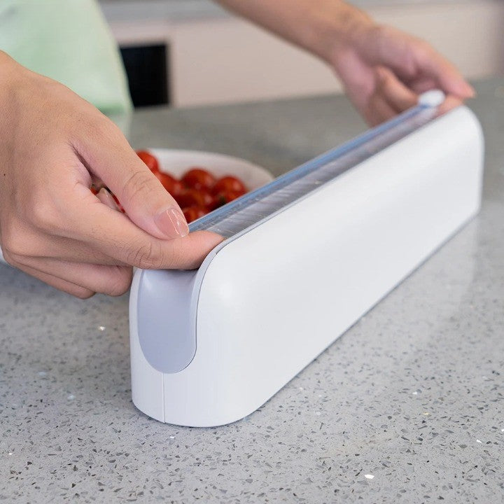 Convenient Kitchen Wrap Cutter Storage Container - Halri