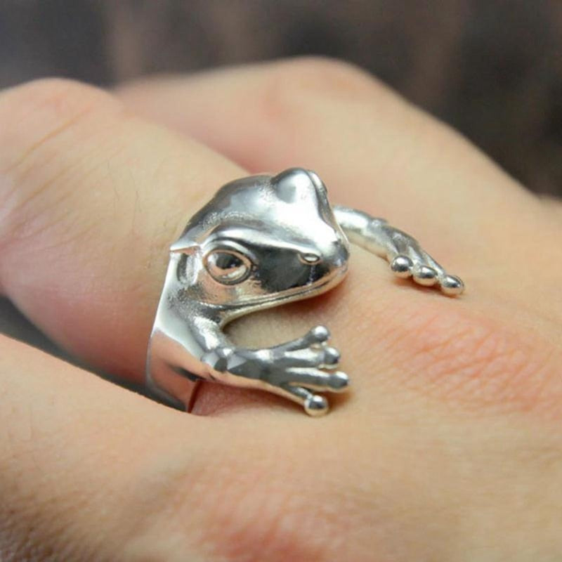 Classic Cat Lady Ring Adjustable Zinc Alloy Band