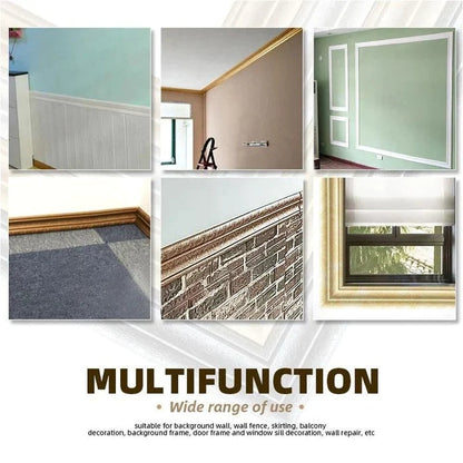 Eco Friendly Self Adhesive 3D Wall Trim