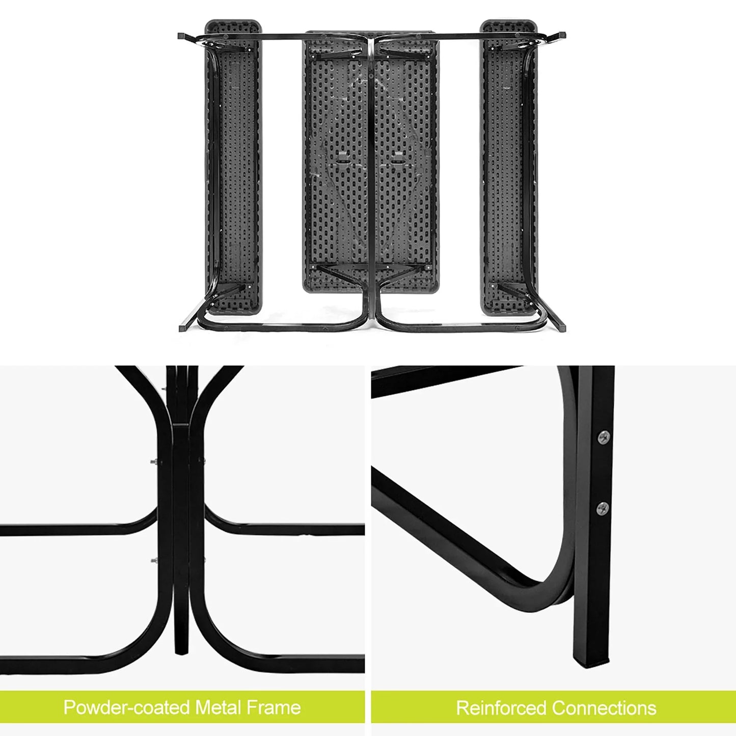 Outdoor Patio Dining Bench Set