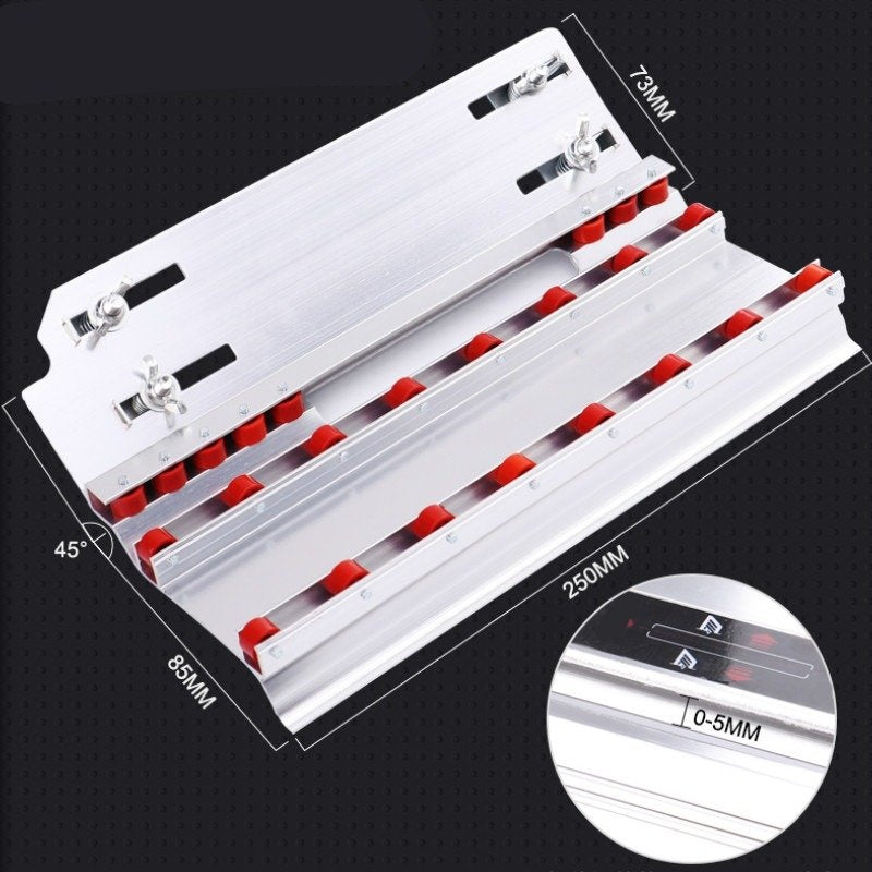 45-Degree Tile Chamfer Cutting Tool with Smooth Movement with 24 Rollers, Secure Fixing Screws