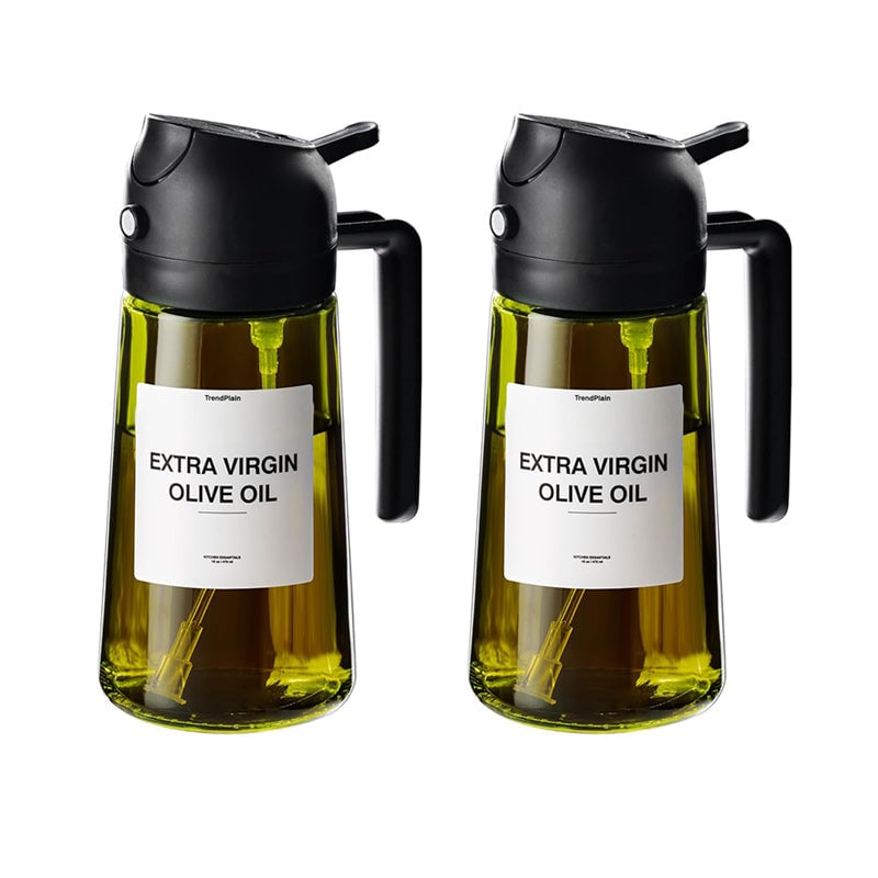 Premium Glass Oil Spray Bottle Dispenser
