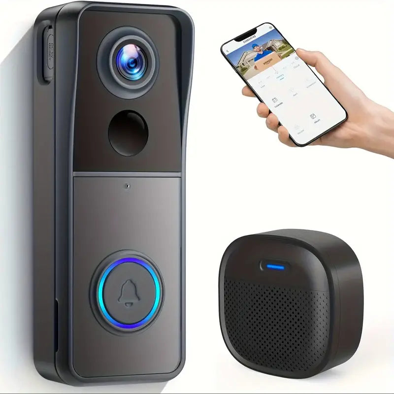 Smart Wi-Fi Security Doorbell Camera - Halri