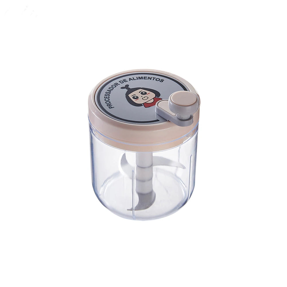 Easy Manual Quick Garlic Food Chopper