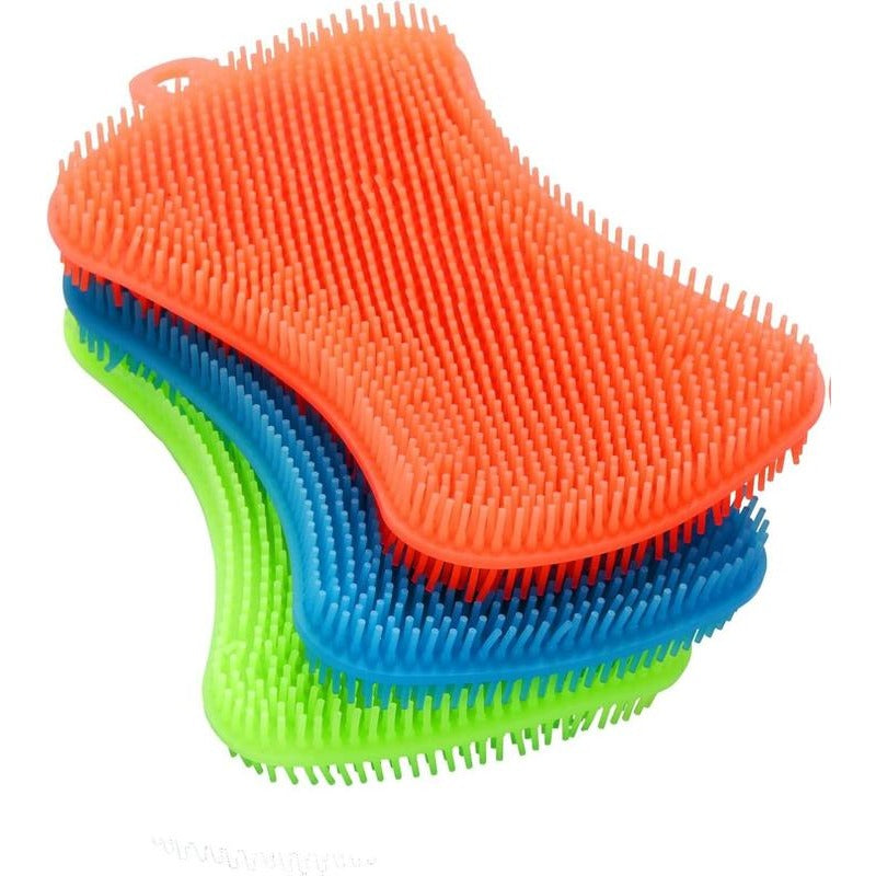 Soft Grip Silicone Kitchen Sponge Set - Halri
