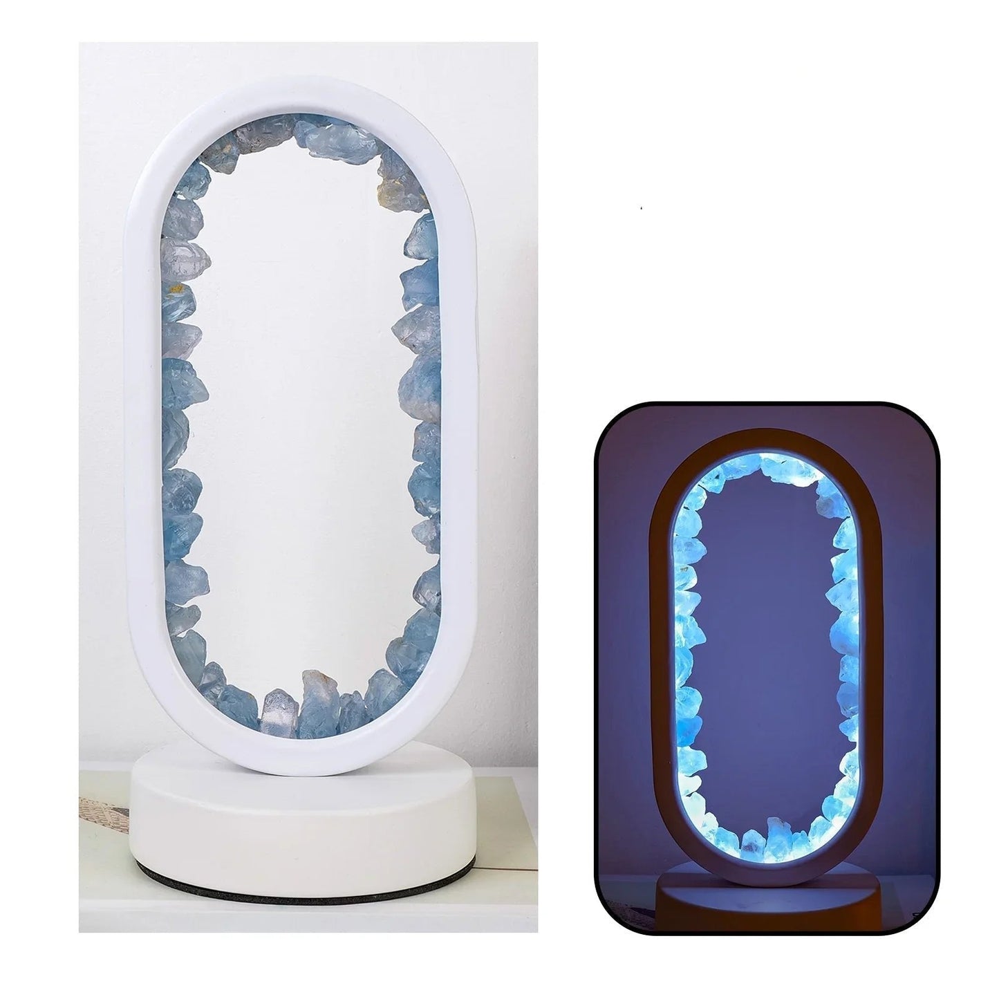 Purple Gemstone Soft Glow Table Light